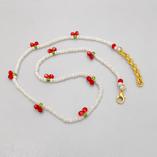 Collar Rojo Blanco