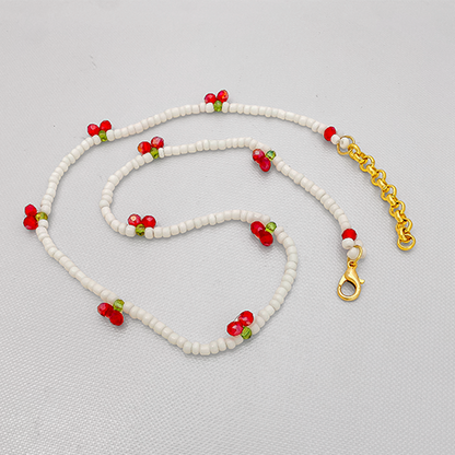 Collar Rojo Blanco